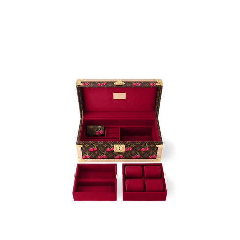LV x TM Coffret Accessoires Cherry Other Monogram Canvas in Trunks, Travel and Home's Trunks and Boxes Boxes collections by Louis Vuitton (Product zoom)