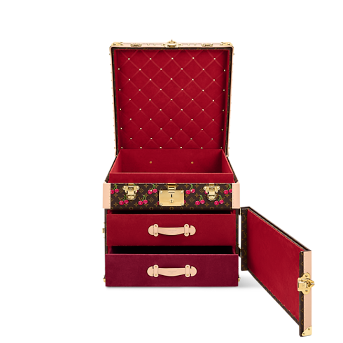 LV x TM Courrier Lozine Carré Cherry Other Monogram Canvas in Trunks, Travel and Home's Trunks and Boxes Trunks and Suitcases collections by Louis Vuitton (Product zoom)