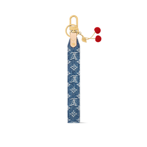 LV x TM Denim Cerise Dragonne S00 in Women's Accessories Key Holders and Bag Charms collections by Louis Vuitton (Product zoom)