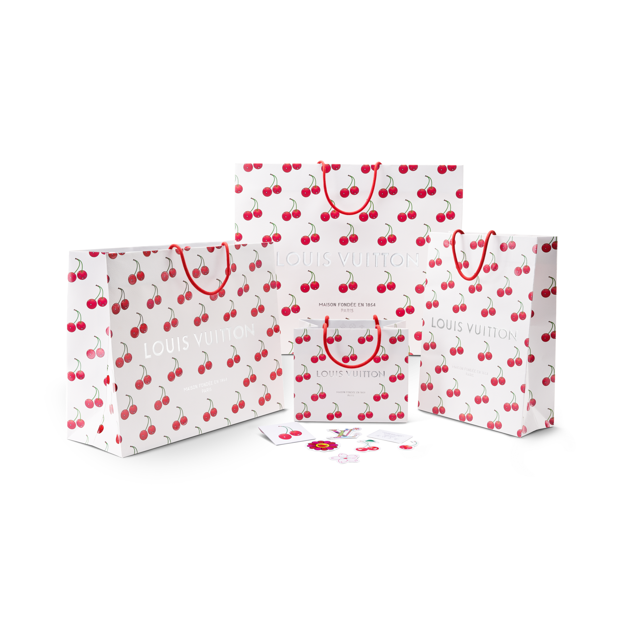 LV x TM Denim Cerise Scrunchy S00 - Accessories M96595 | LOUIS VUITTON