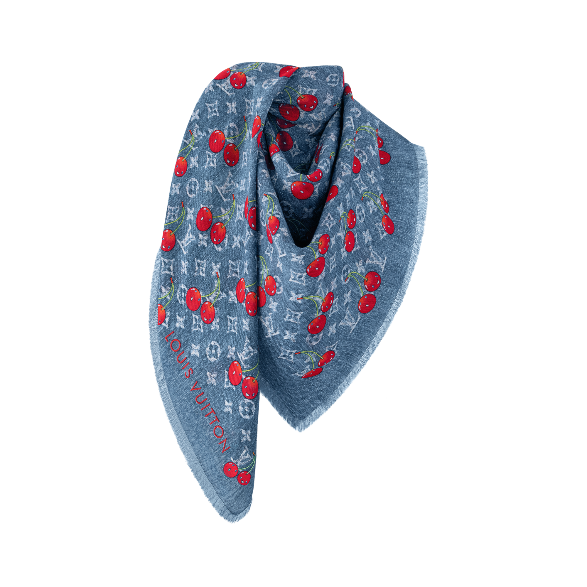 LV x TM Denim Cerise Shawl S00 in Women