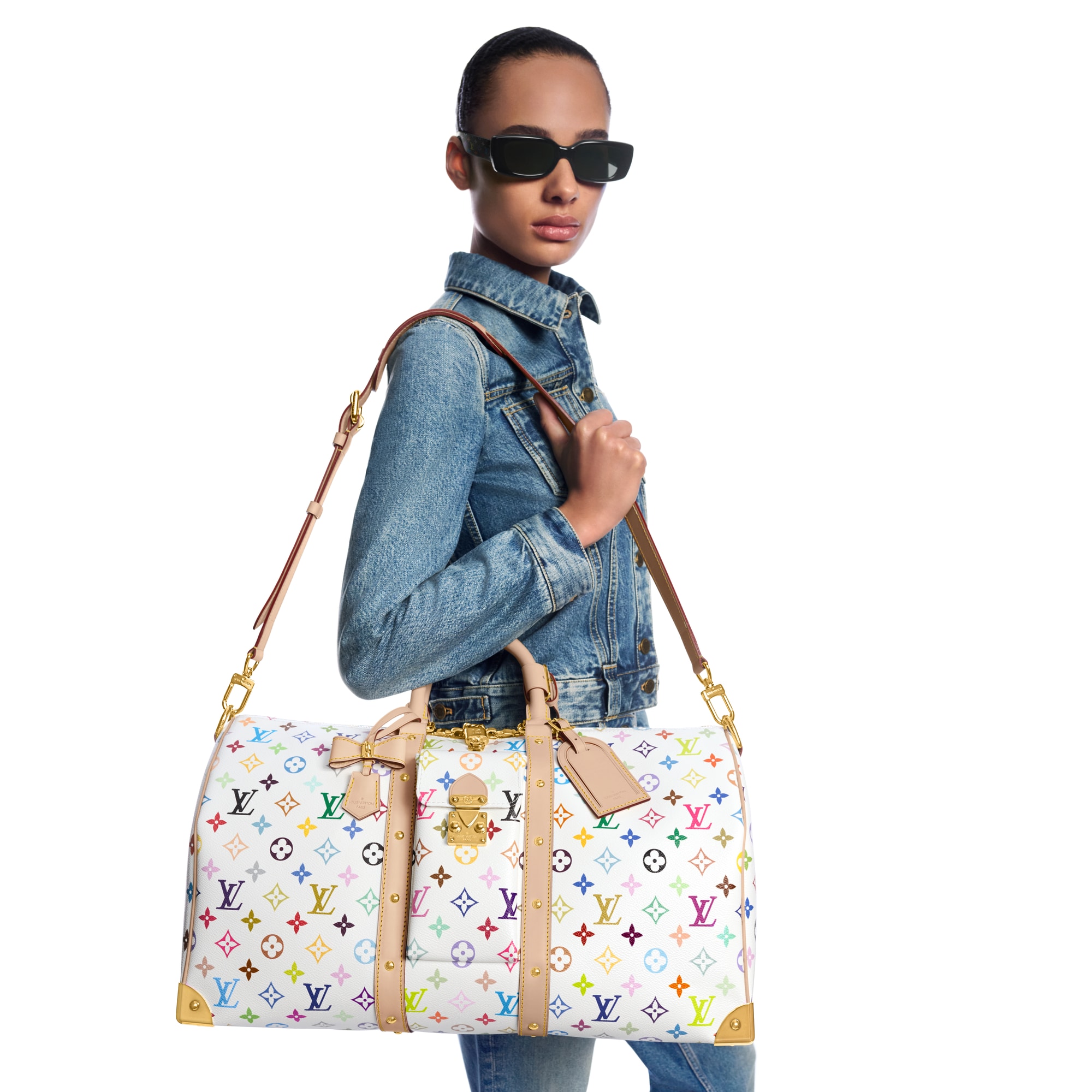 LV x TM Keepall Bandoulière 45 Other Monogram Canvas in Men