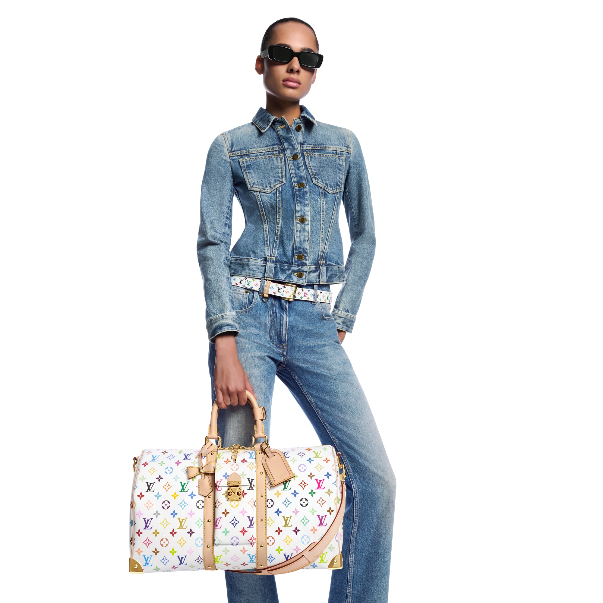 LV x TM Keepall Bandoulière 45 Other Monogram Canvas in Men