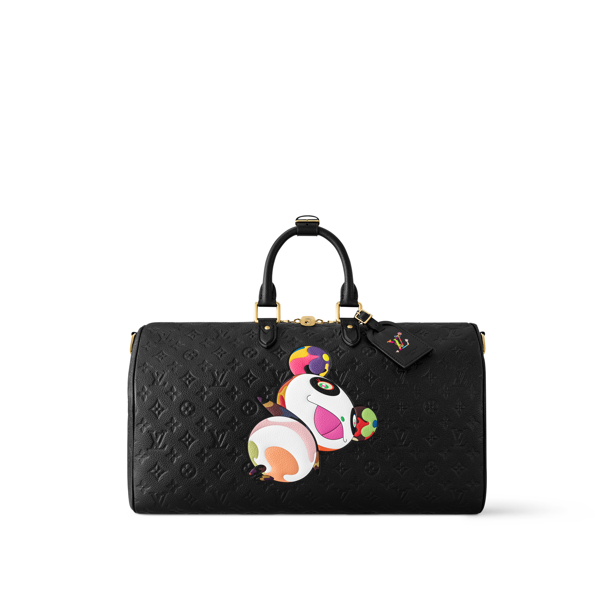 LV x TM Keepall Bandoulière 45 Monogram Empreinte Leather in Men