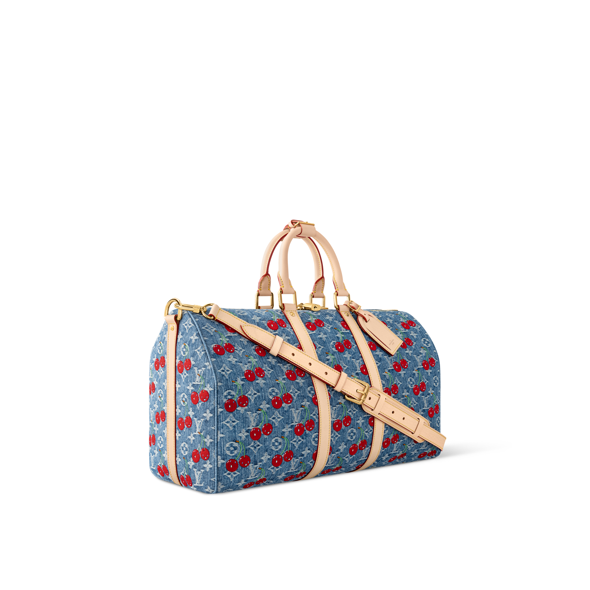 LV x TM Keepall Bandoulière 45 Monogram Denim in New
