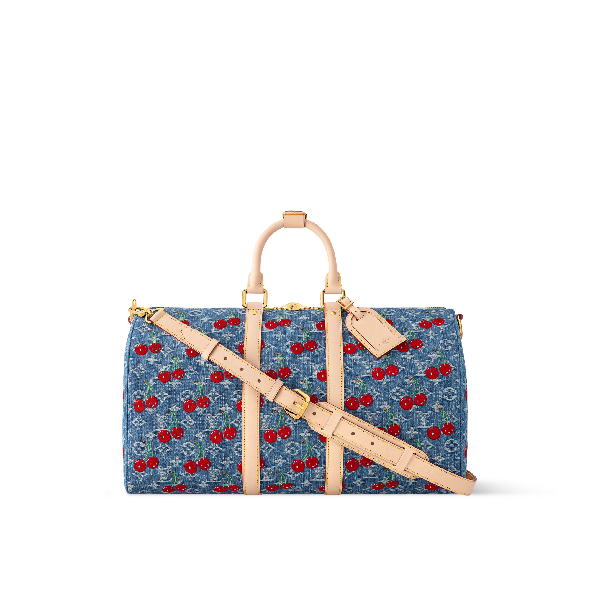 LV x TM Keepall Bandoulière 45 Monogram Denim in New