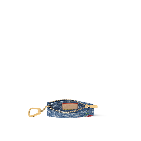 LV x TM Key Pouch Monogram Denim in Women's Wallets and Small Leather Goods Newness collections by Louis Vuitton (Product zoom)