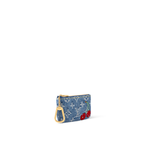 LV x TM Key Pouch Monogram Denim in Women's Wallets and Small Leather Goods Newness collections by Louis Vuitton (Product zoom)