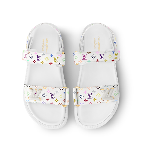 LV x TM LV Sunset Flat Comfort Sandal in Women's Shoes Sandals and Espadrilles collections by Louis Vuitton (Product zoom)