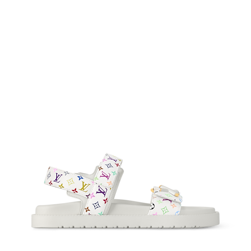 LV x TM LV Sunset Flat Comfort Sandal in Women's Shoes Sandals and Espadrilles collections by Louis Vuitton (Product zoom)