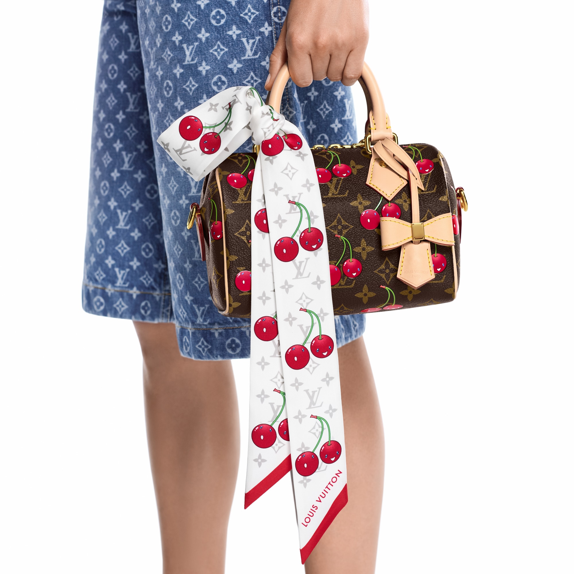 LV x TM Monogram Cerise Bandeau S00 in Women
