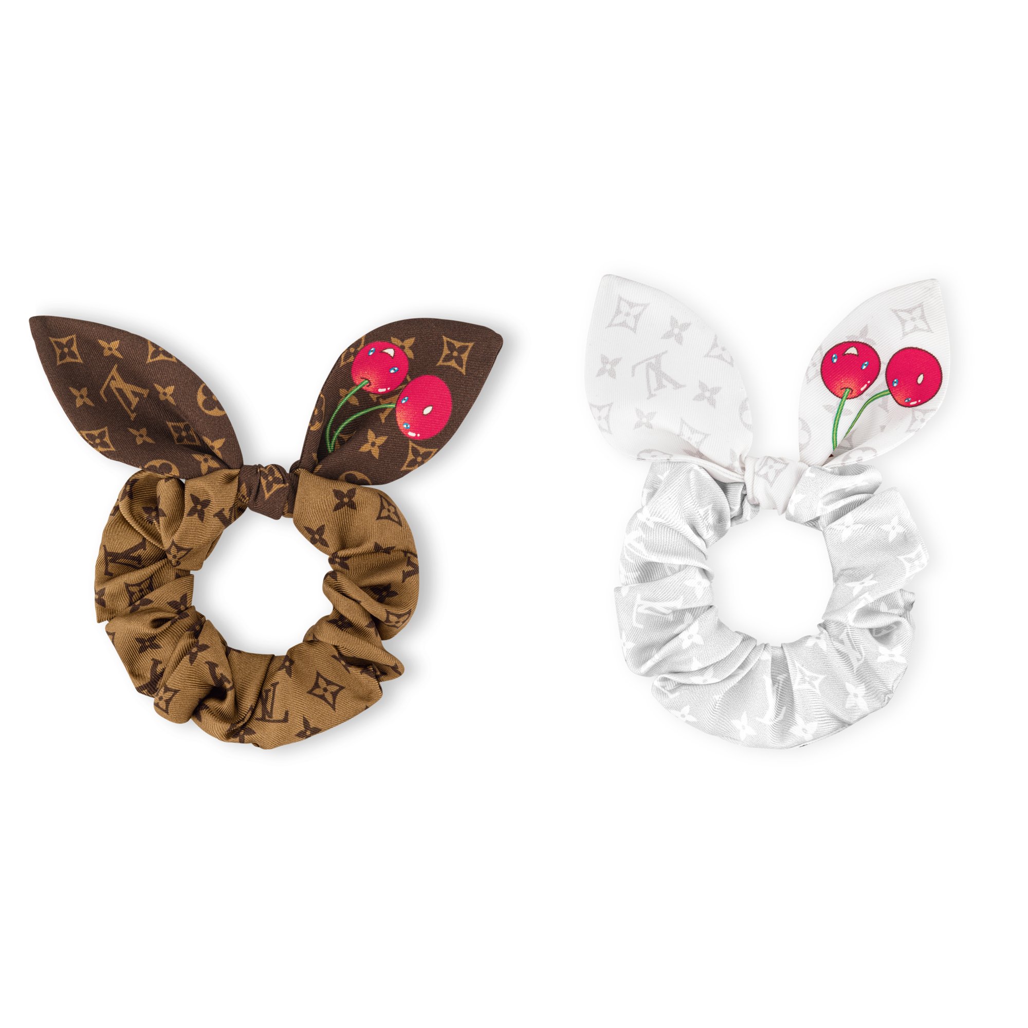 LV x TM Monogram Cerise Set of Scrunchies S00 in Women