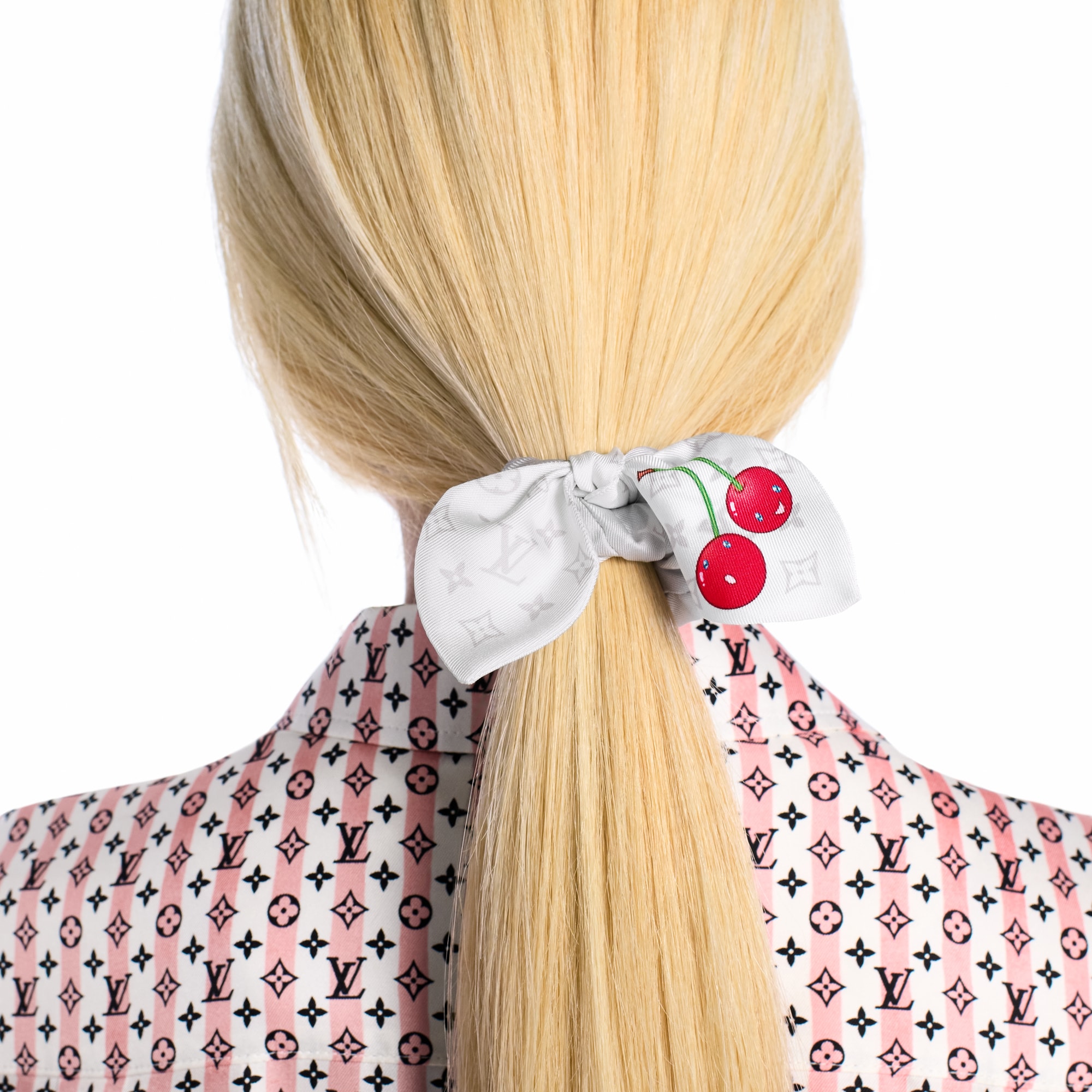 LV x TM Monogram Cerise Set of Scrunchies S00 in Women