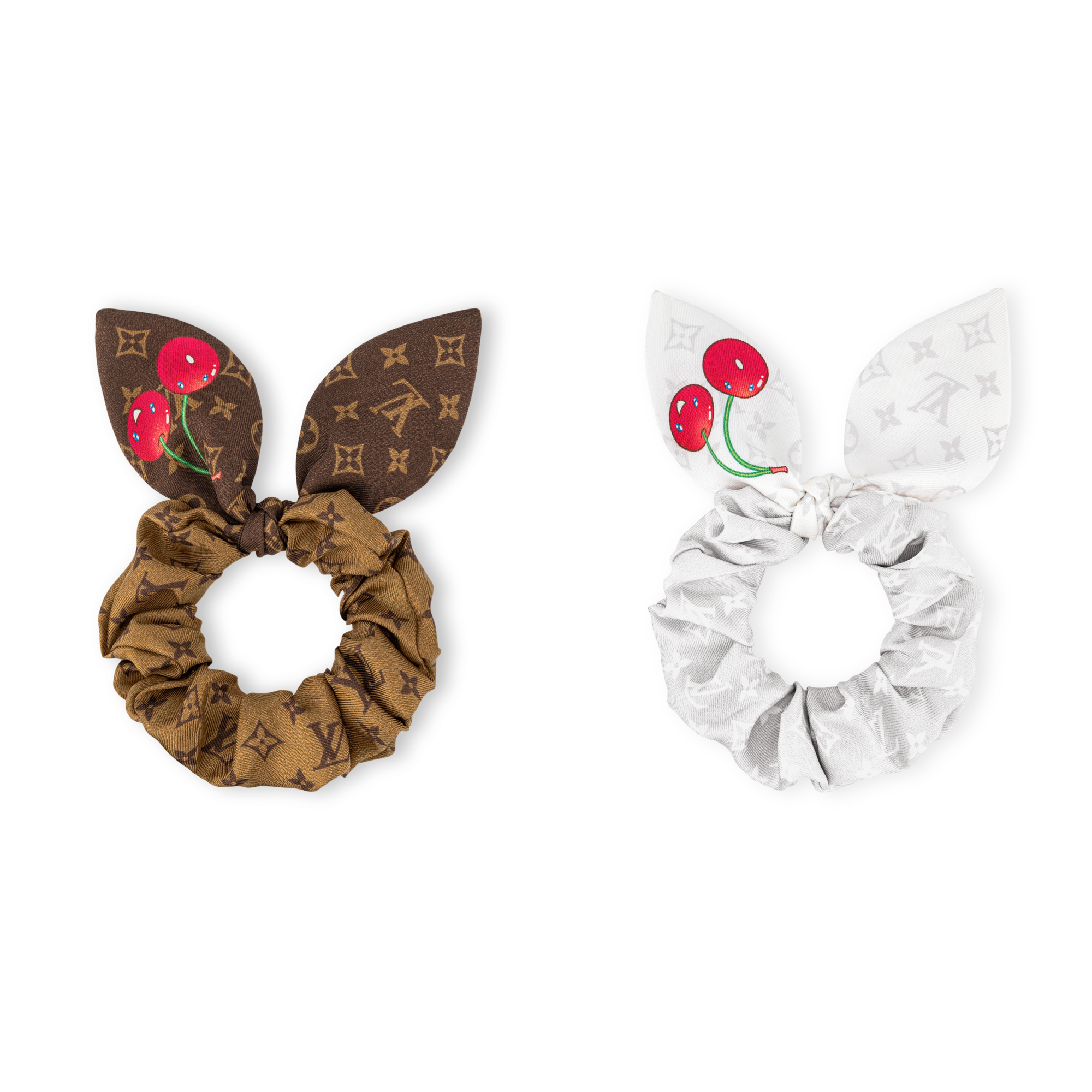 LV x TM Monogram Cerise Set of Scrunchies S00 in Women