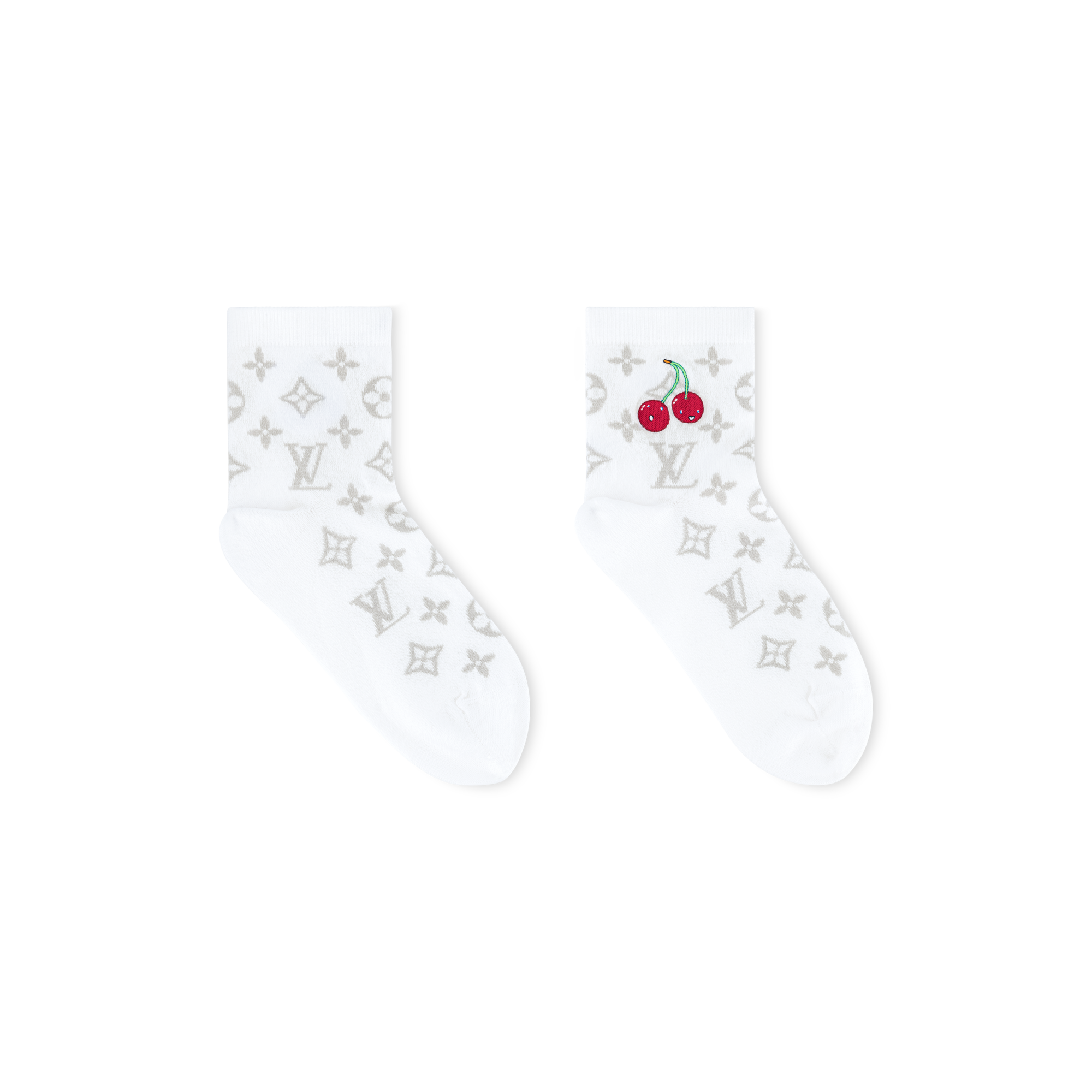 LV x TM Monogram Cerise Socks S00 in Women