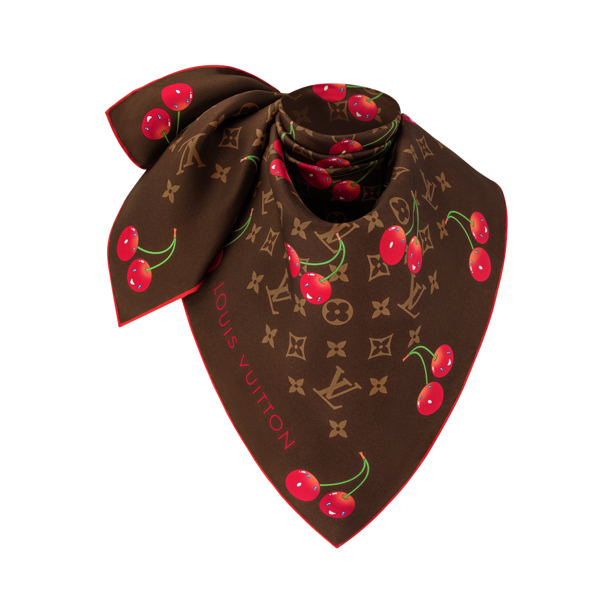 LV x TM Monogram Cerise Square 90 S00 in Women