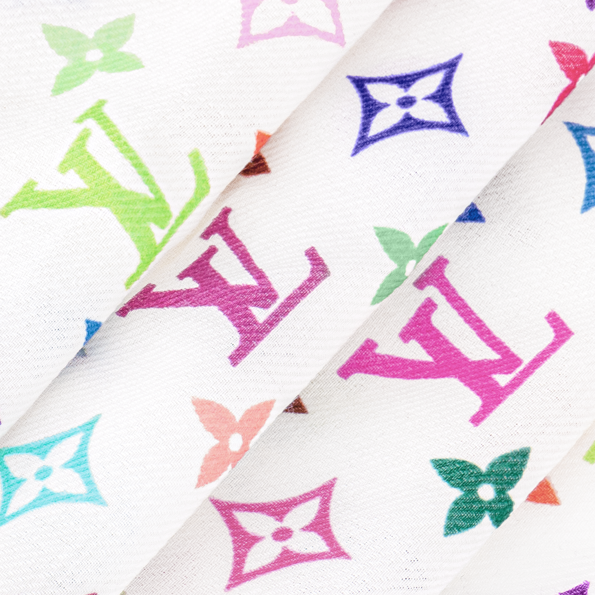 LV x TM Monogram Multicolor Shawl S00 in Women