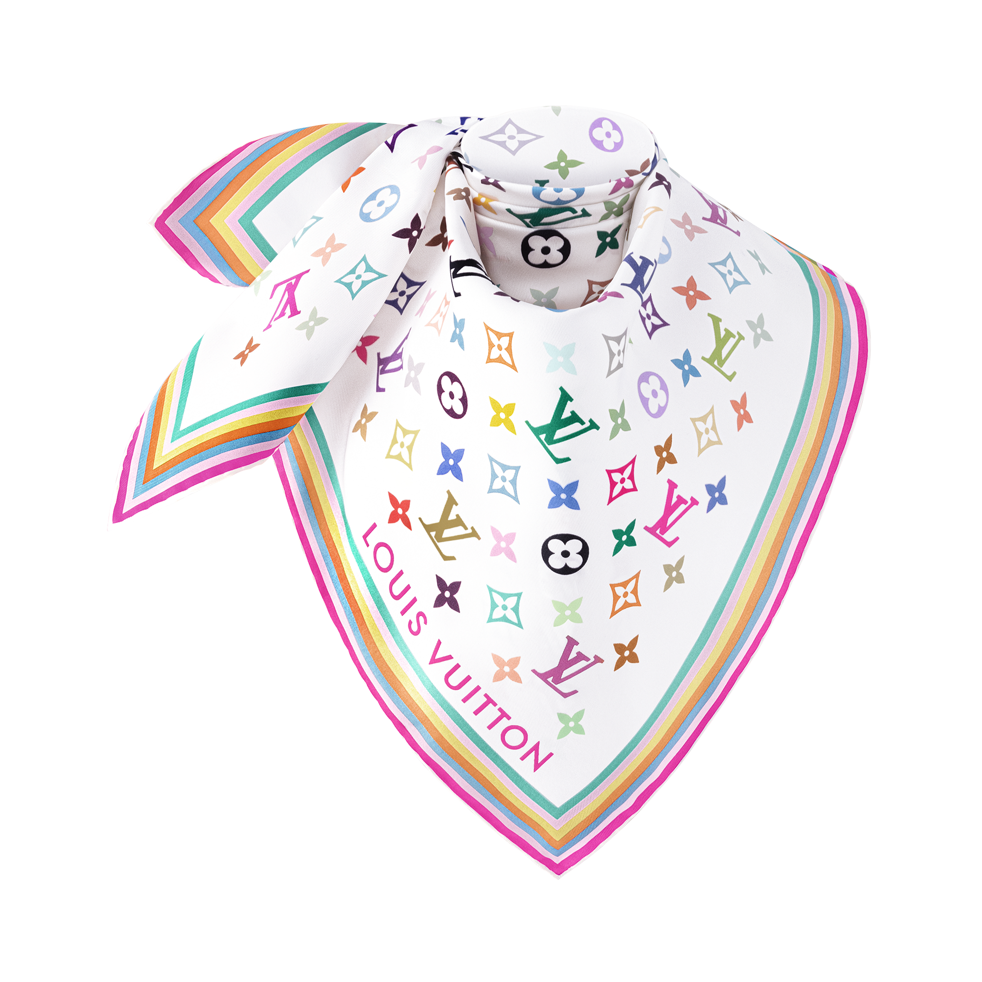 LV x TM Monogram Multicolor Square 90 S00 in Women