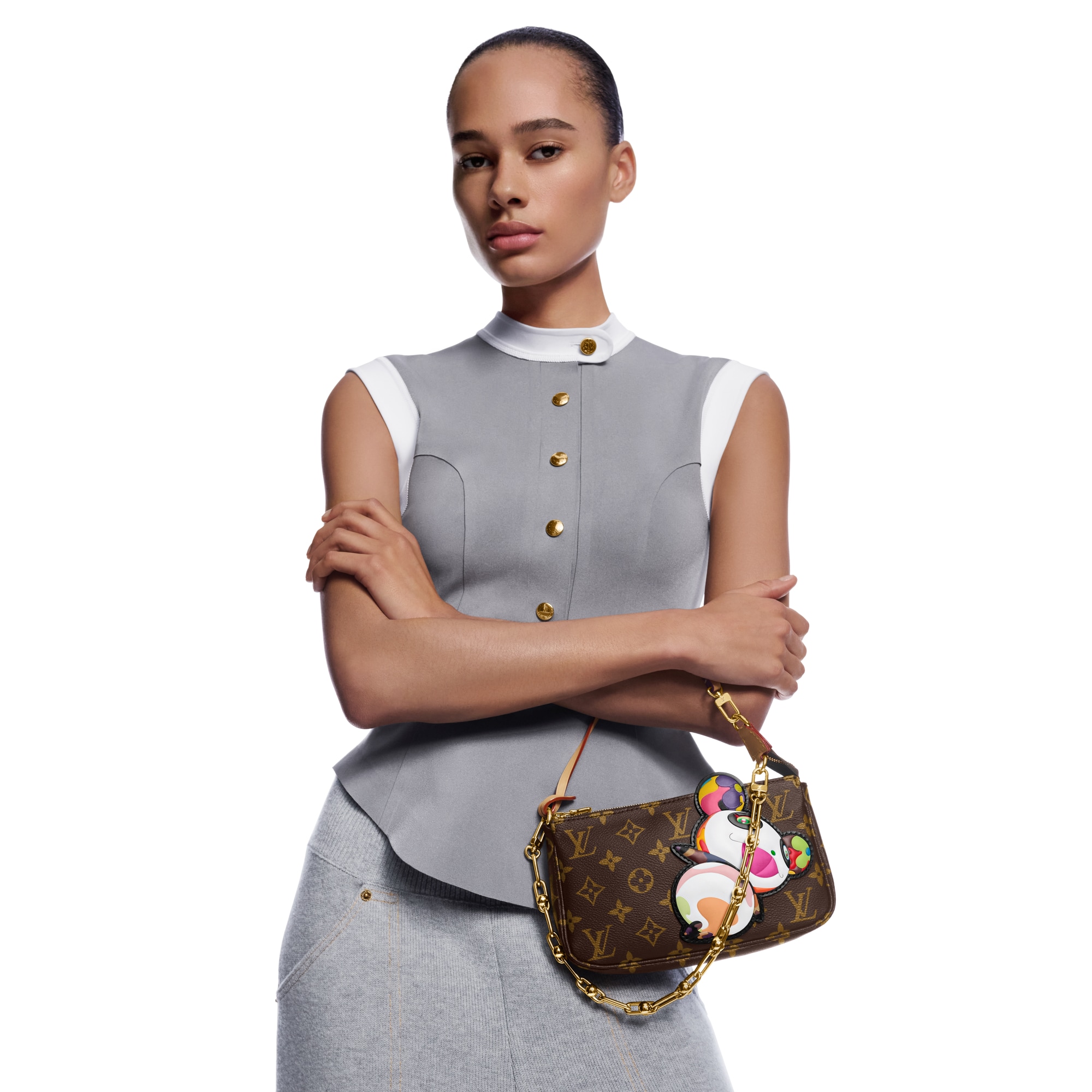 LV x TM Pochette Accessoires Monogram Canvas in Women