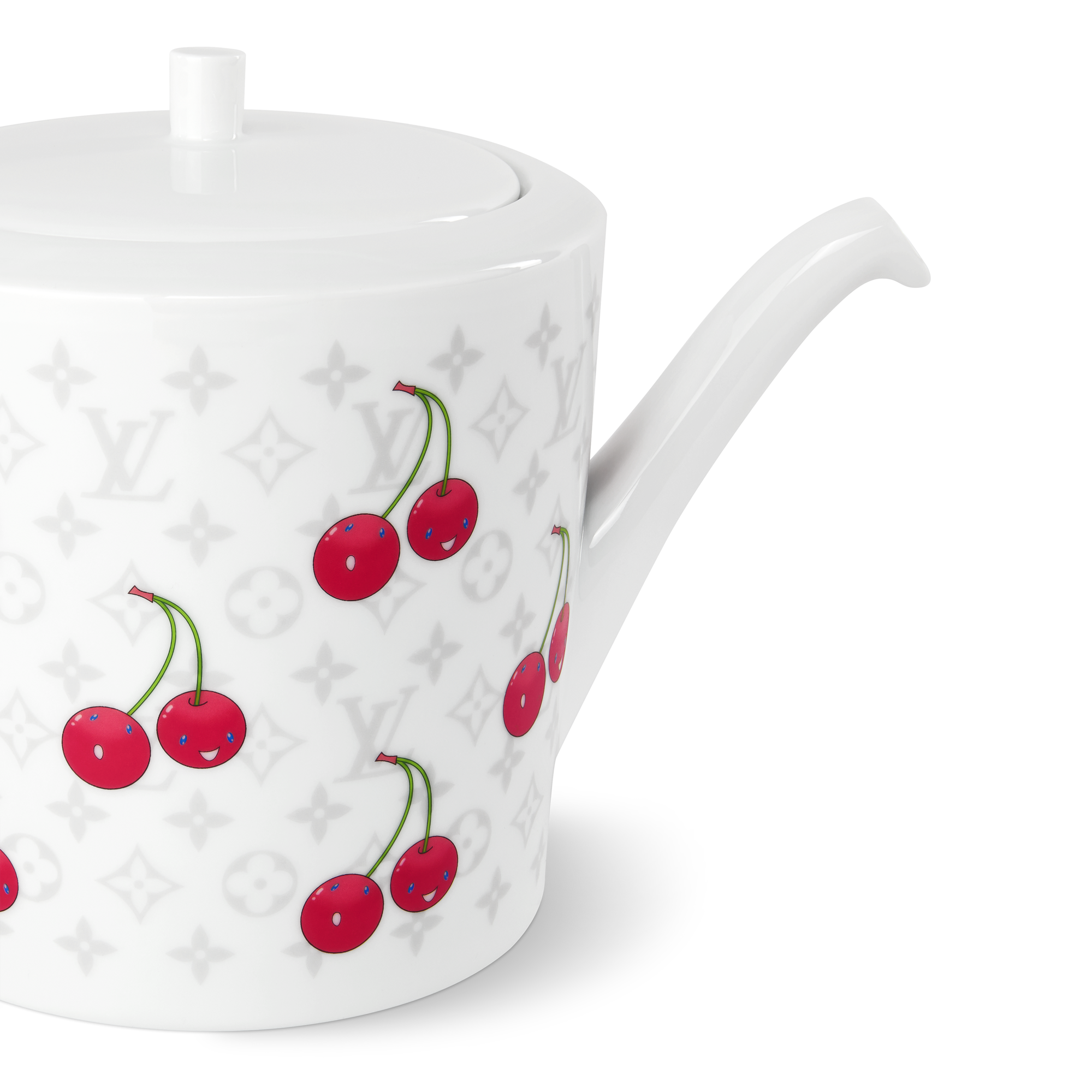 LV x TM Teapot Monogram Cerises in Trunks, Travel and Home