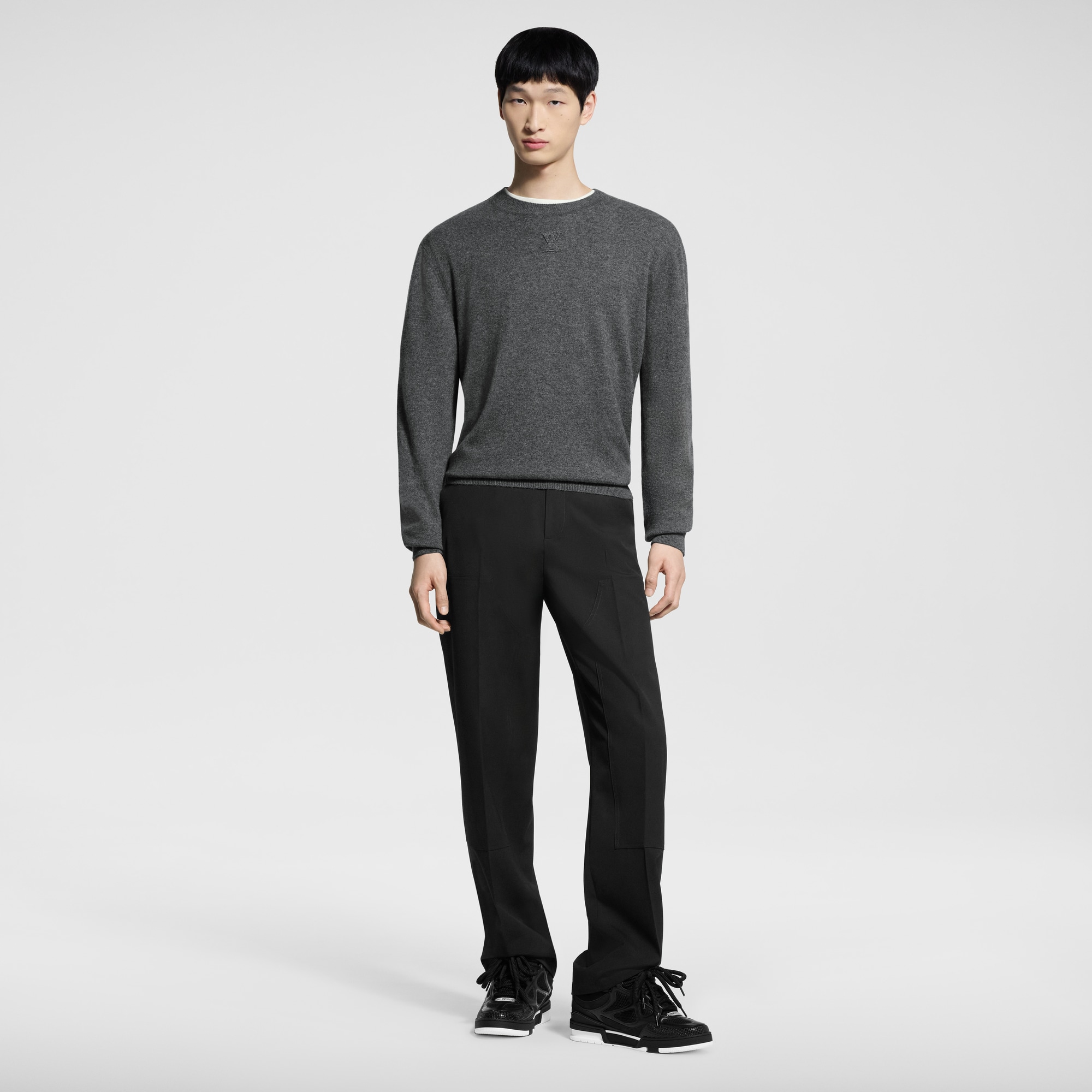 LVSE LV Embossed Crewneck  in Men