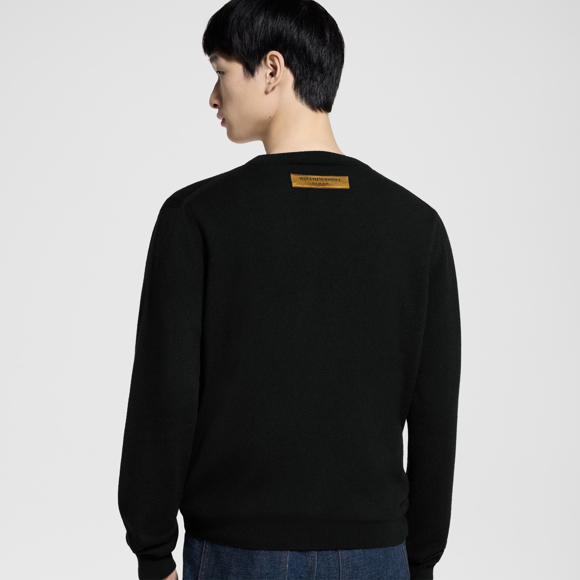 LVSE LV Embossed Crewneck  in Men