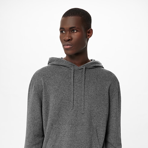 LVSE LV Embossed Hoodie in Men's Ready-to-Wear Knitwear and Sweatshirts collections by Louis Vuitton (Product zoom)