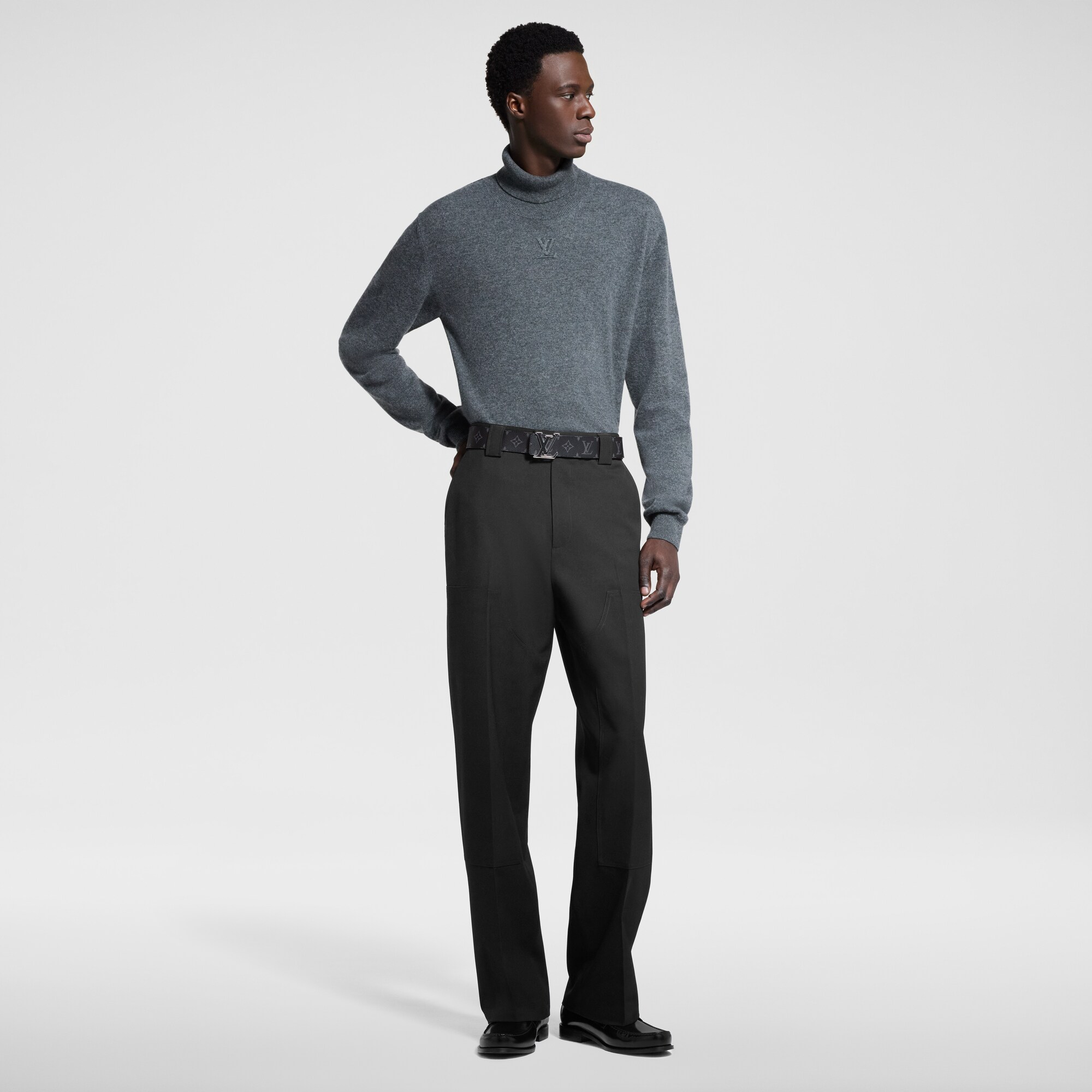 LVSE LV Embossed Turtle Neck  in New
