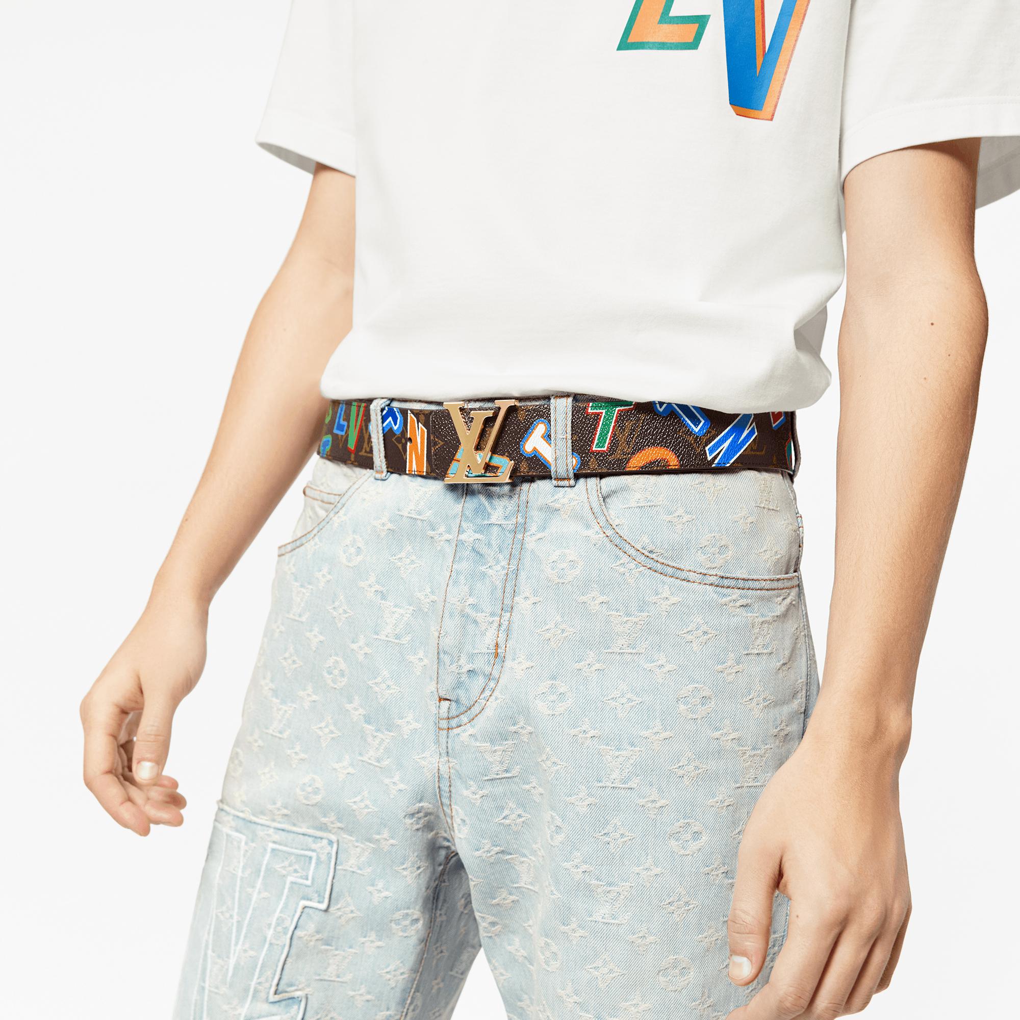 LVXNBA LV Initials 40MM Reversible Belt 