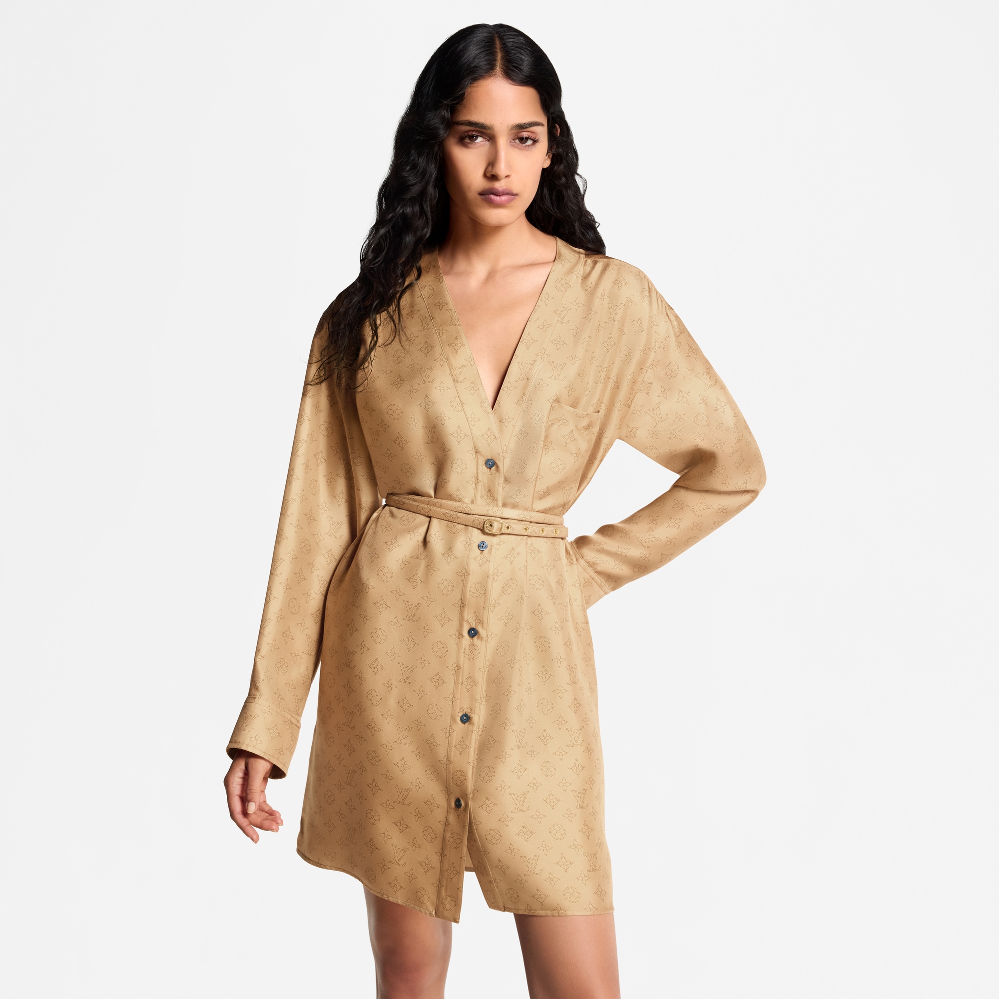 Mahina Button Front Dress  in Women
