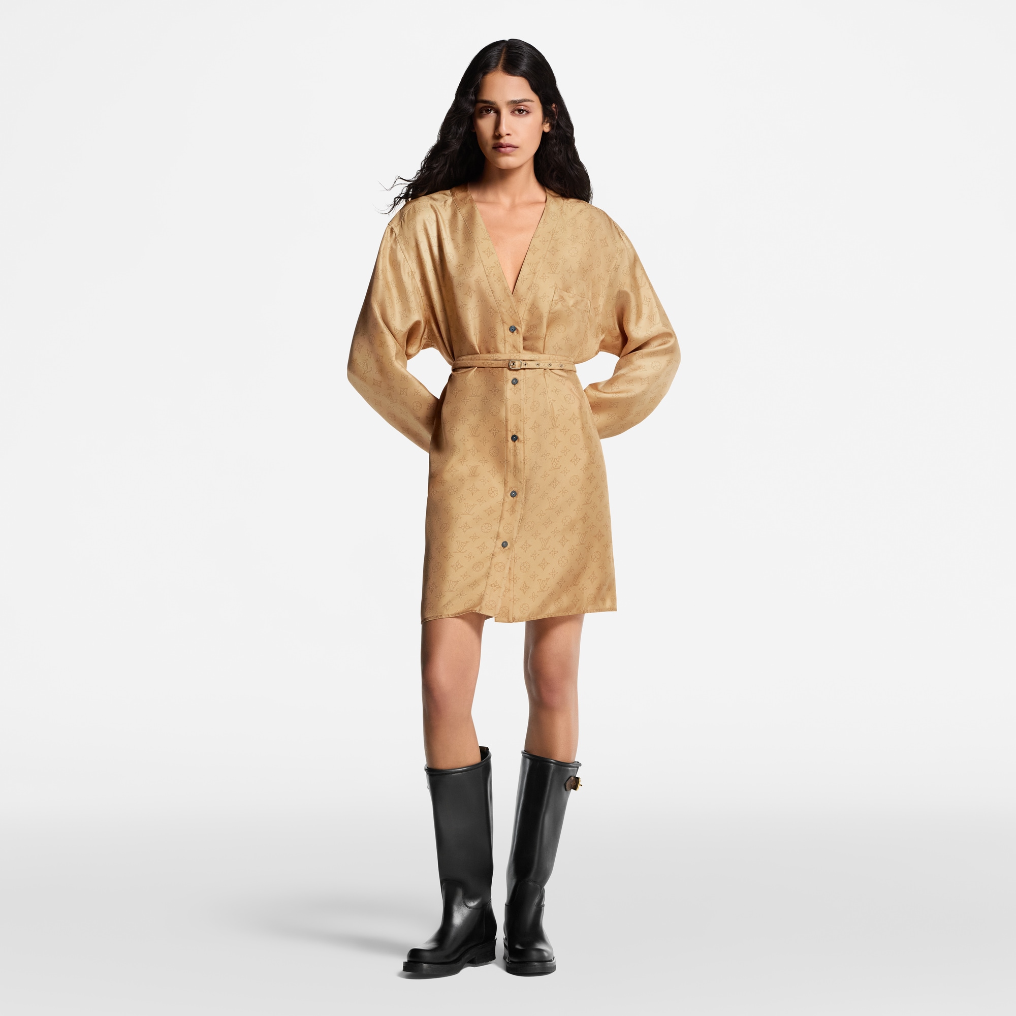 Mahina Button Front Dress  in Women