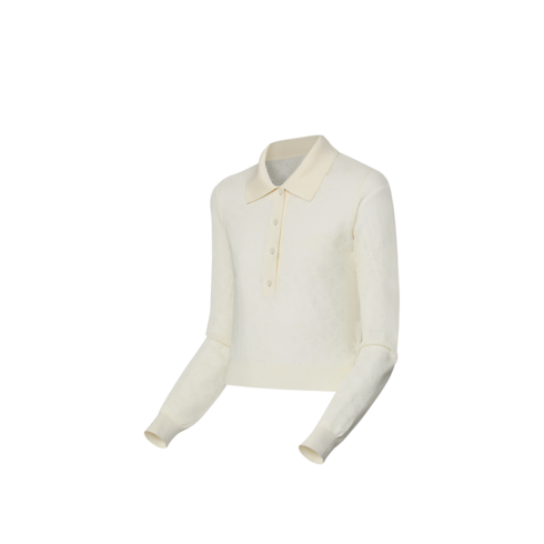 Mahina Long-Sleeved Polo Top in Women's Ready-to-Wear Tops collections by Louis Vuitton (Product zoom)