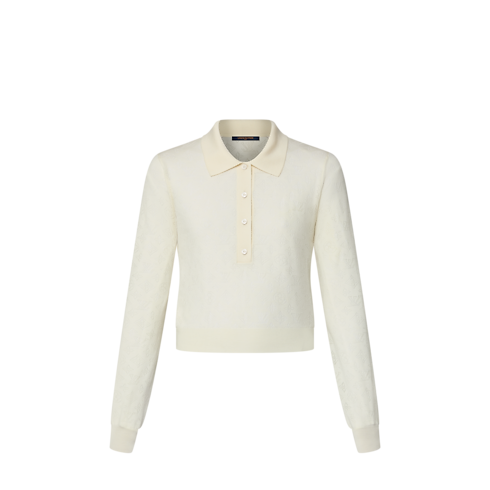 Mahina Long-Sleeved Polo Top in Women's Ready-to-Wear Tops collections by Louis Vuitton (Product zoom)