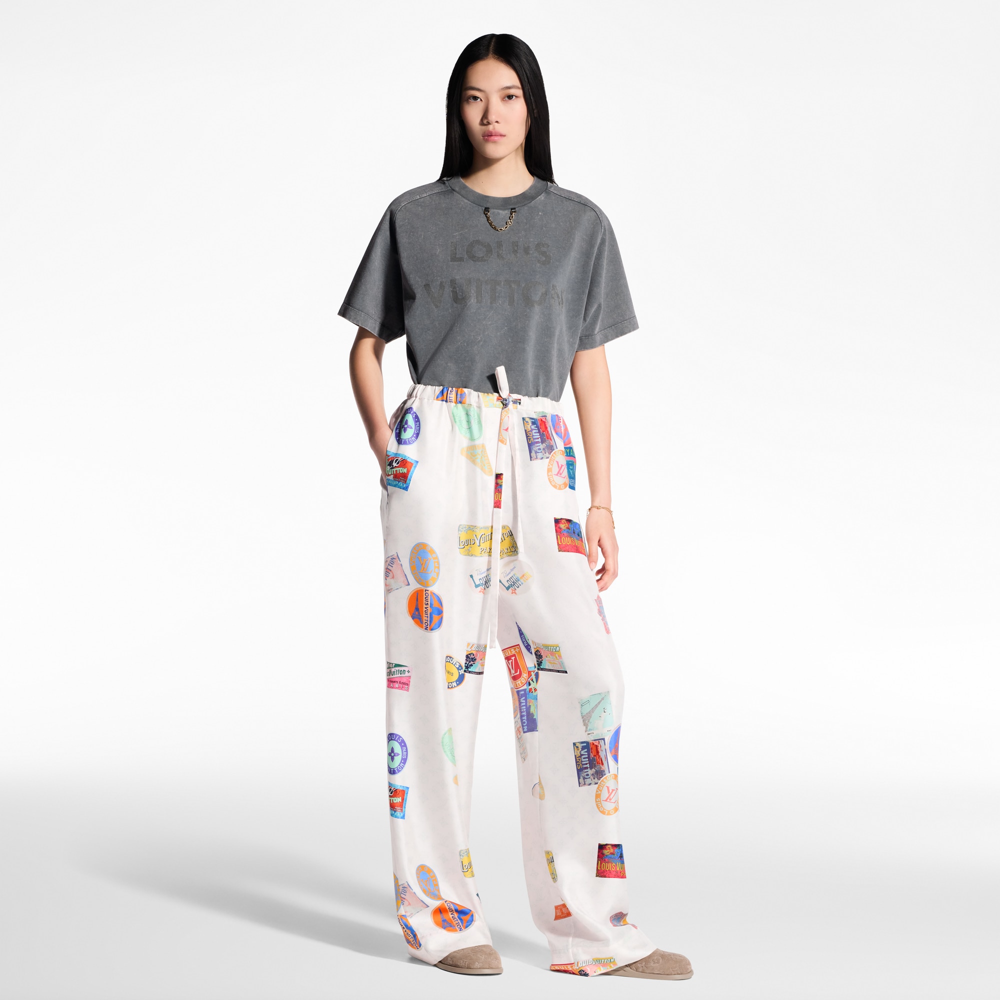 Mahina Patch Pajama Pants  in Women