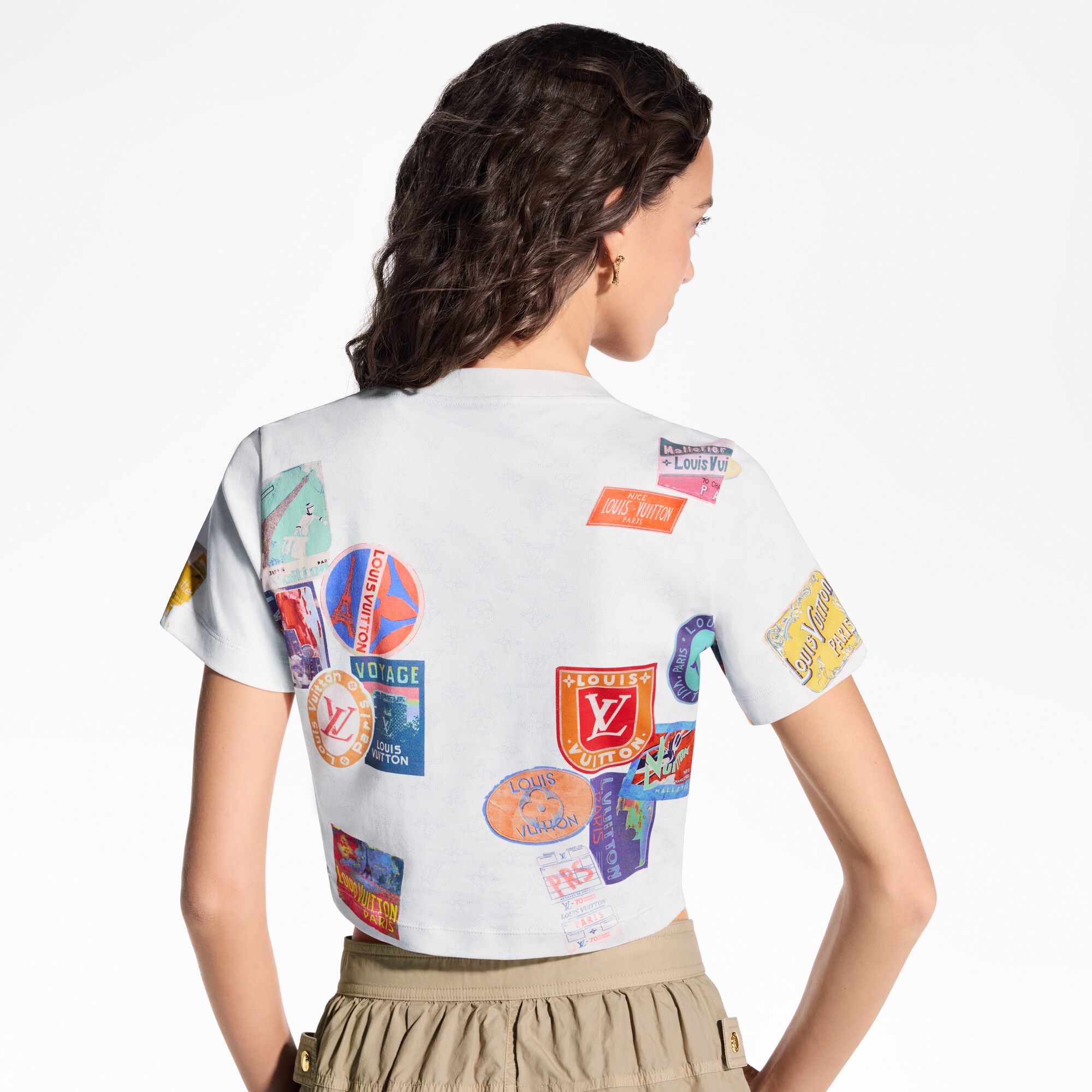 Mahina Patch Print Crop Top  in Women