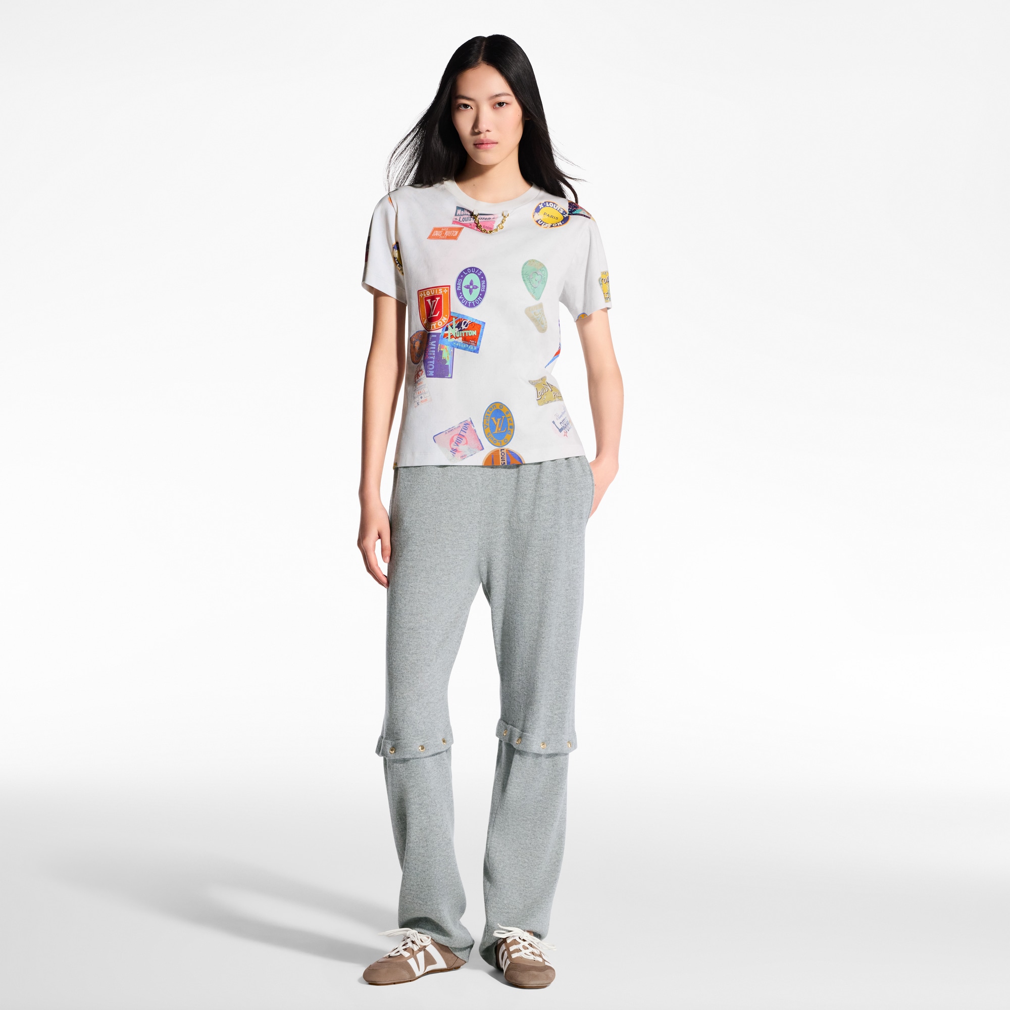 Mahina Patch Print T-Shirt  in Women