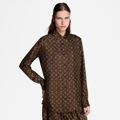 Mahina Silk Shirt in Women's Ready-to-Wear Tops collections by Louis Vuitton (Product zoom)