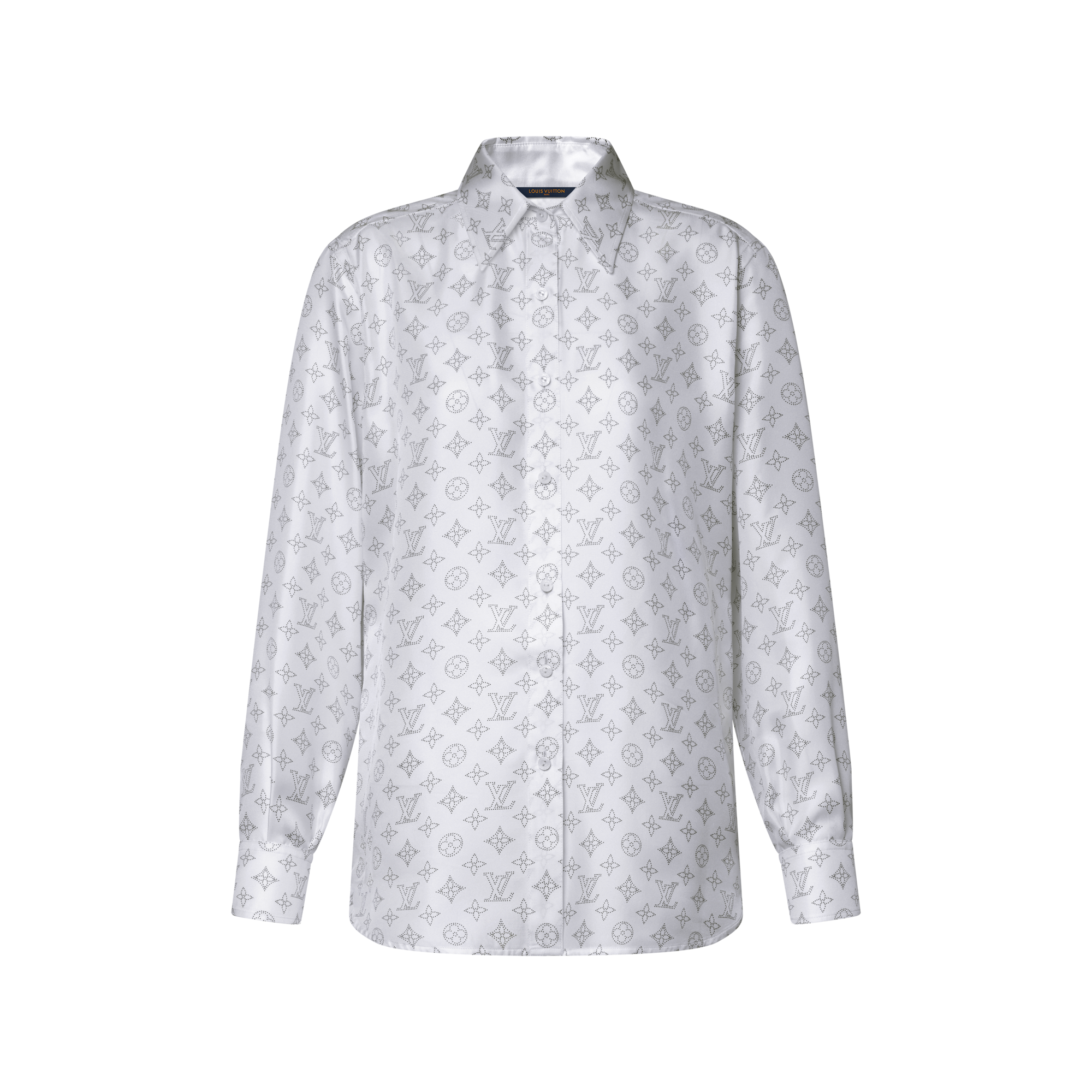 LOUIS VUITTON◇23AW/Monogram Sand L/S Shirt/長袖シャツ/XS/コットン 