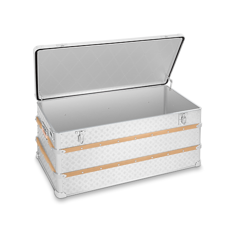 Malle Courrier Lozine 110 Aluminium Autres High End in Trunks, Travel and Home's Trunks and Boxes Trunks and Suitcases collections by Louis Vuitton (Product zoom)