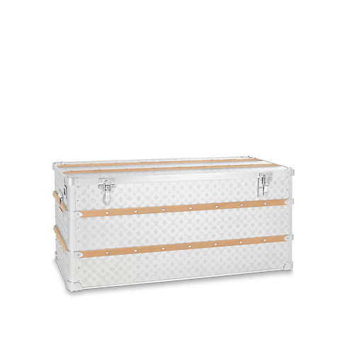 Malle Courrier Lozine 110 Aluminium Autres High End in Trunks, Travel and Home's Trunks and Boxes Trunks and Suitcases collections by Louis Vuitton (Product zoom)