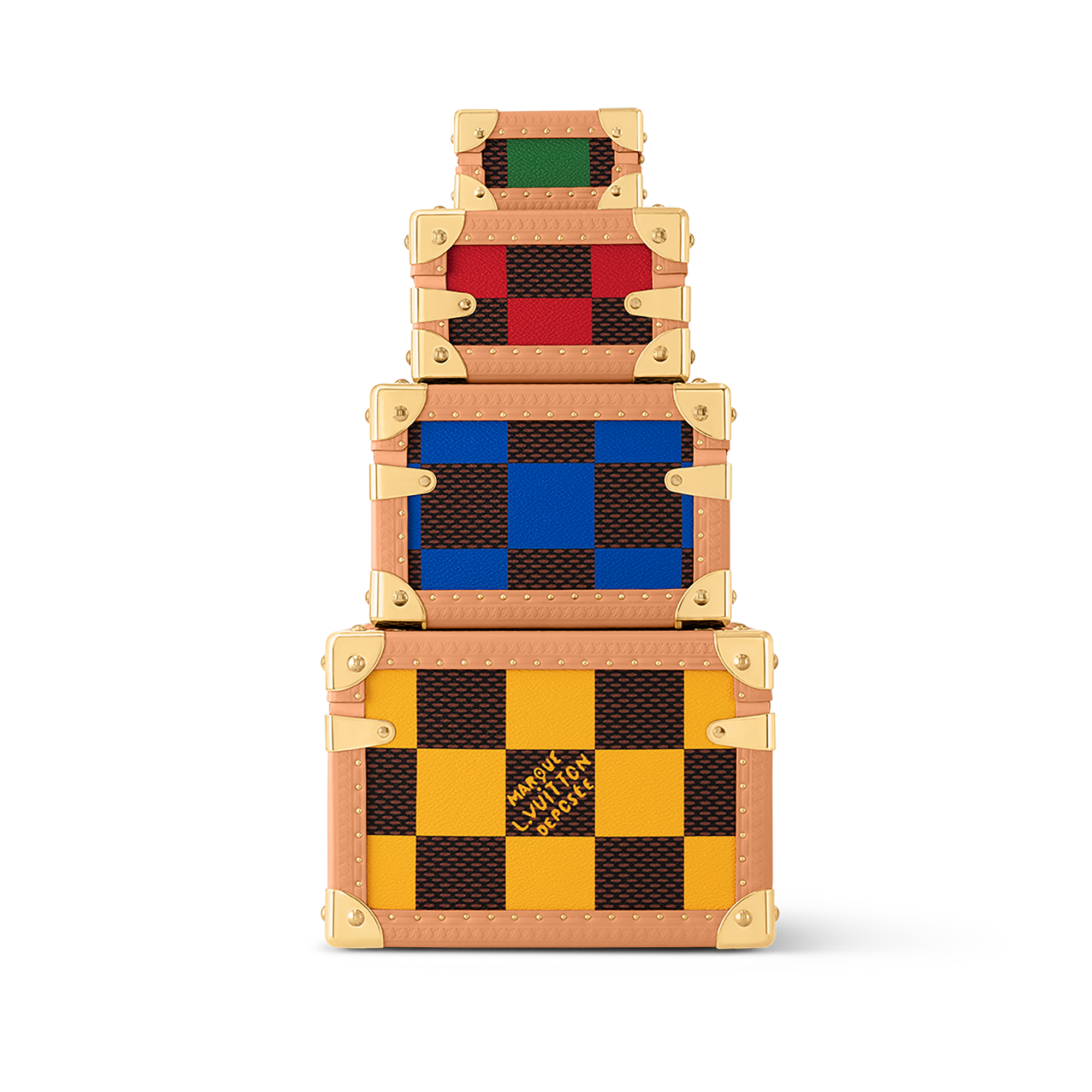 Malle Pyramide Damier Pop Mutlicolor Damier Other in Les Extraordinaires