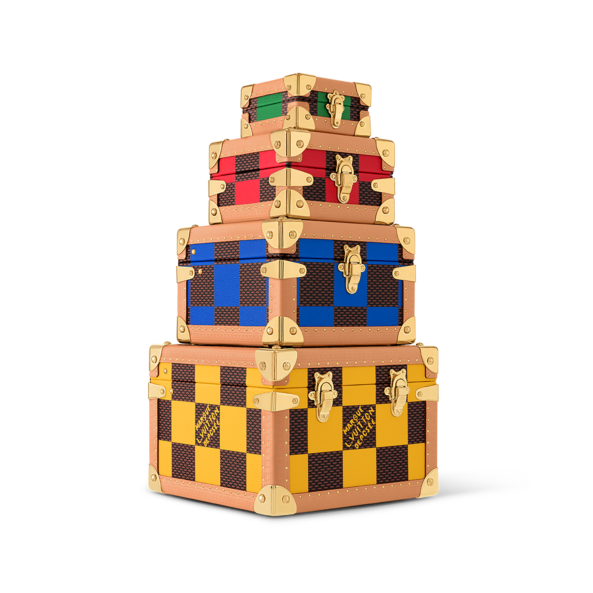 Malle Pyramide Damier Pop Mutlicolor Damier Other in Les Extraordinaires