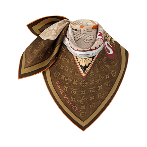 Malles Merveilleuses Square 90 S00 in Women's Accessories Silk Squares and Bandeaux collections by Louis Vuitton (Product zoom)