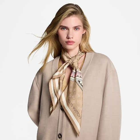 Malles Merveilleuses Square 90 S00 in Women's Accessories Silk Squares and Bandeaux collections by Louis Vuitton (Product zoom)