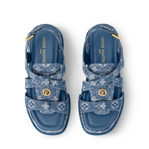 Maya Flatform Sandals in Women's Shoes Sandals and Espadrilles collections by Louis Vuitton (Product zoom)