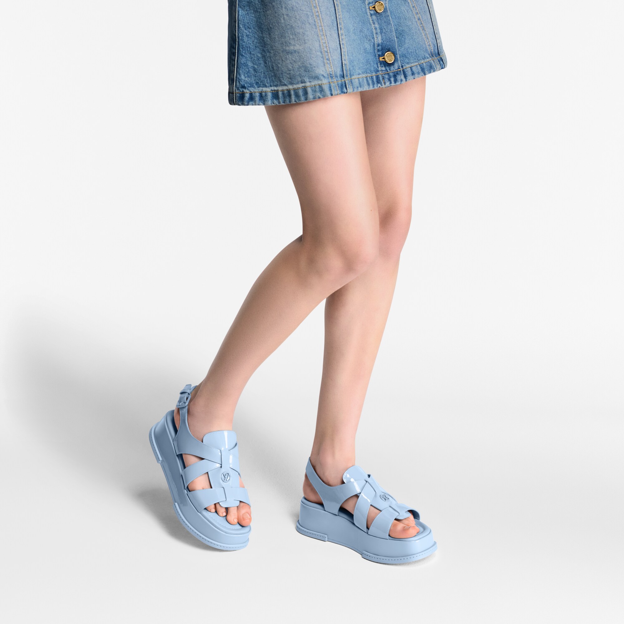 Maya Flatform Sandals  in Women