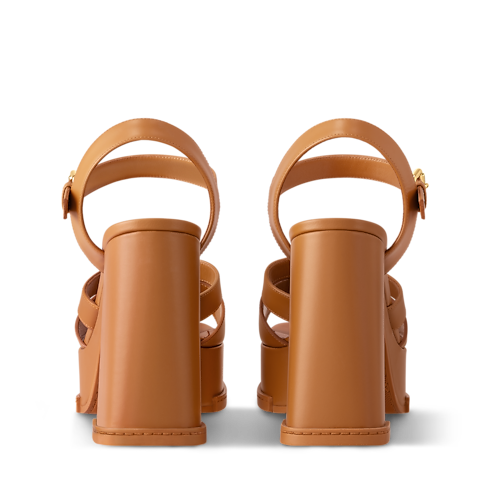 Maya Heeled Platform Sandal in Women's Shoes Sandals and Espadrilles collections by Louis Vuitton (Product zoom)