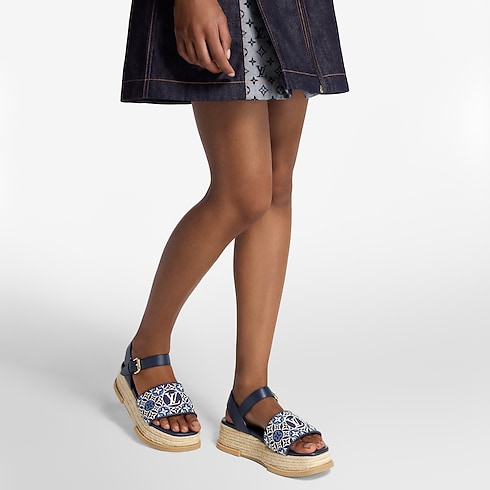 Maya Platform Espadrille in Women's Shoes Sandals and Espadrilles collections by Louis Vuitton (Product zoom)