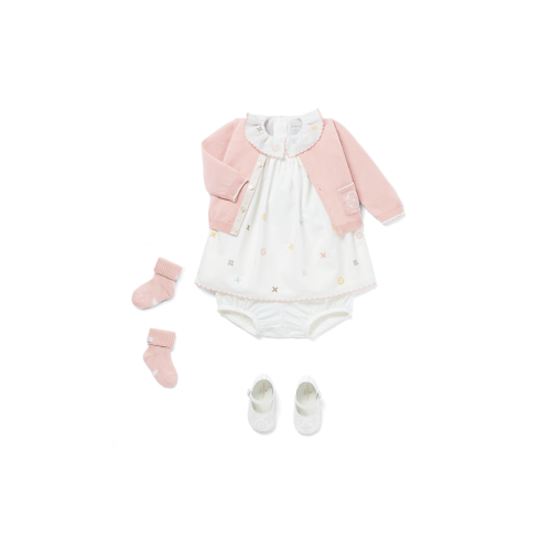 Meli-Melo Embroidered Dress S00 in Gifts's Gifts for Babies } collections by Louis Vuitton (Product zoom)