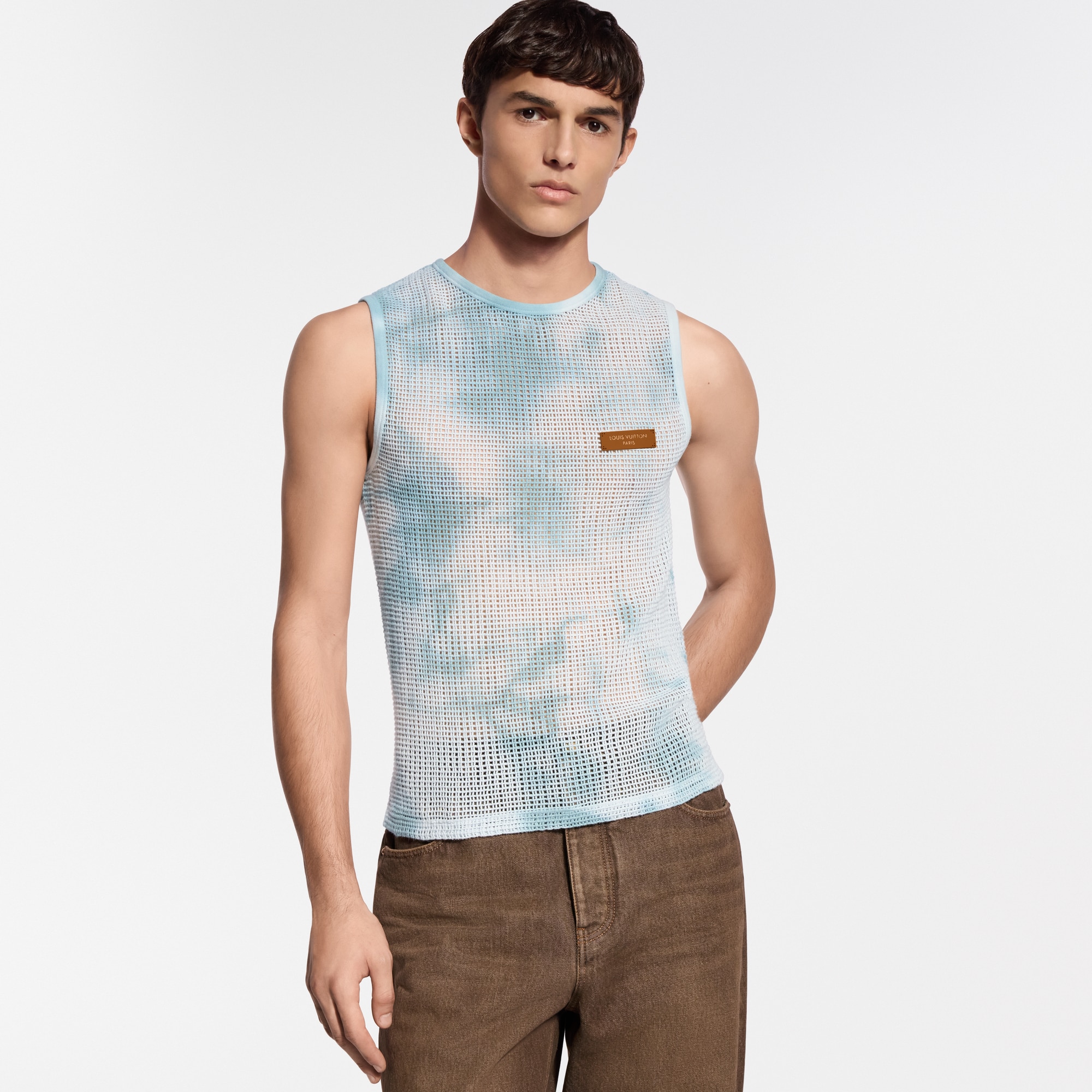レディース 00s archive LOUIS VUITTON mesh shirts